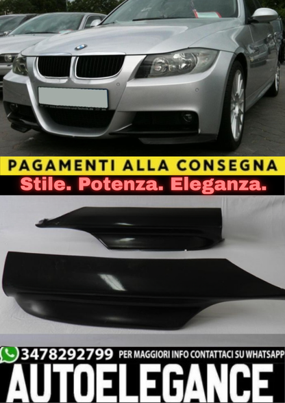 🔥FLAPS SPLITTER ADATTO PER BMW SERIE 3 E90 M PACK 2005-2009🔥
