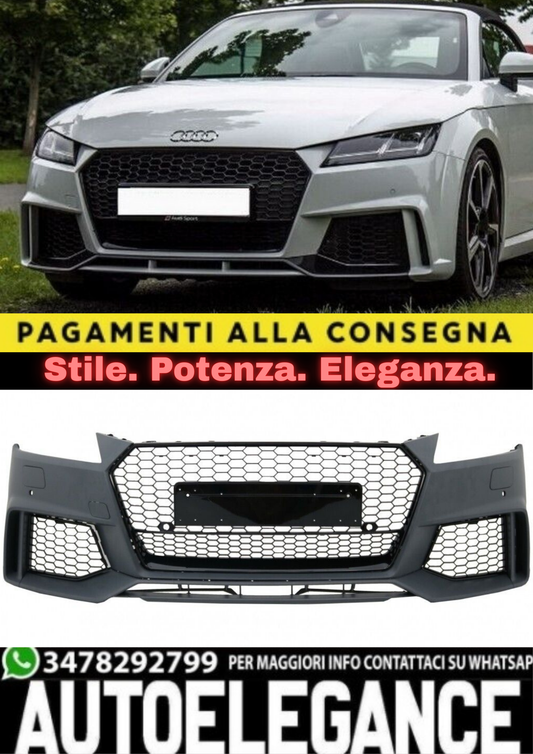 💎PARAURTI ANTERIORE ADATTO PER AUDI RSTT 8S 2014+ LOOK RS DESIGN SPORTIVO💎