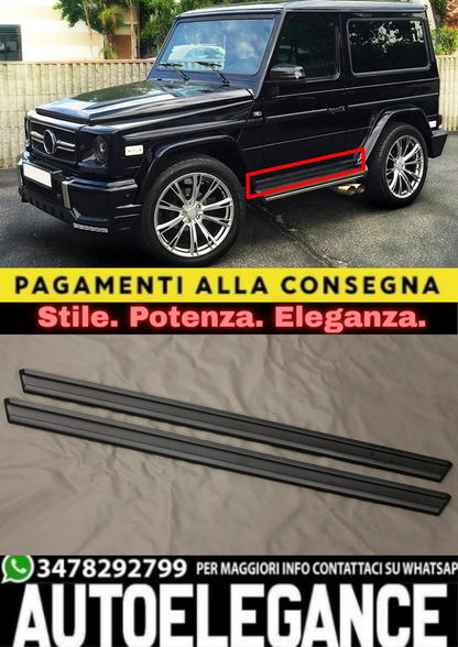 🔥MODANATURE LATERALI IN FIBRA DI VETRO 2 PEZZI PER MERCEDES GCLASS G500 COUPE🔥