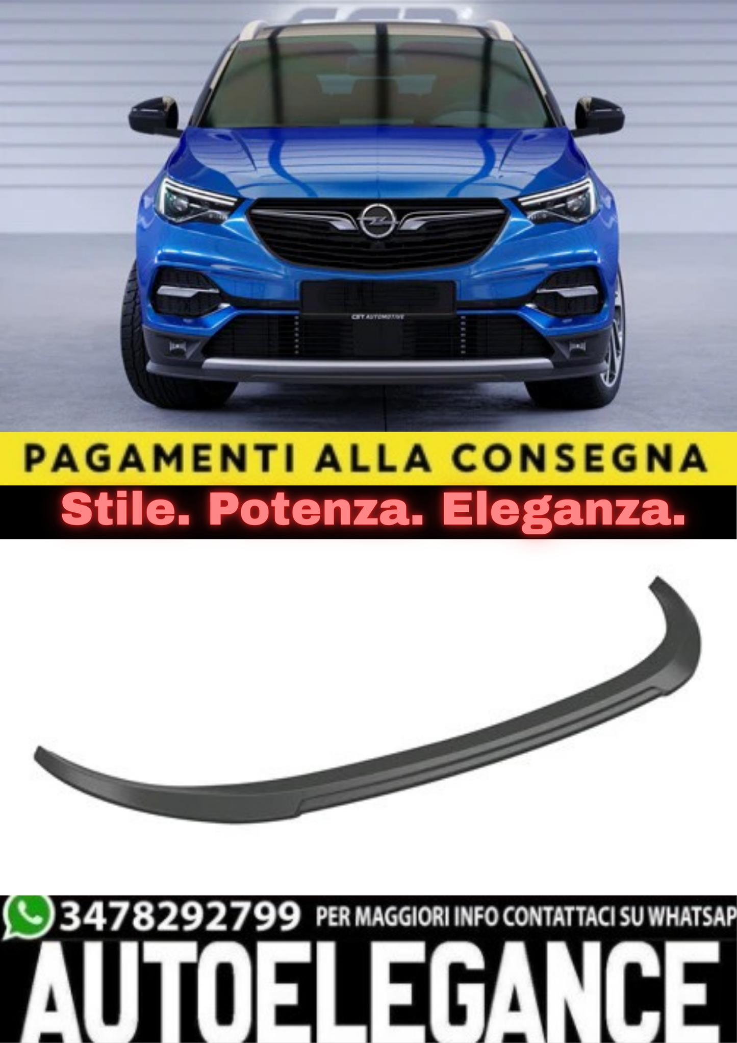 💥SPOILER ADATTO PER OPEL GRANDLAND X💥