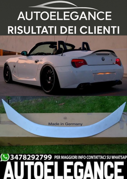 🔥2241 SPOILER ADATTO PER BMW Z4 E85 LOOK AERO GREZZO🔥