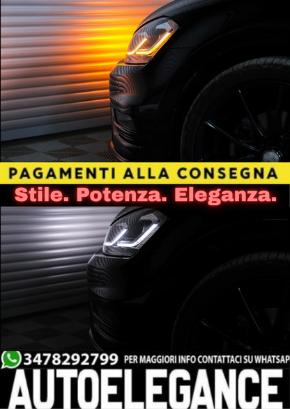 🔥FARI ANTERIORI LED PER VW GOLF 7.5 RESTYLING (2017+) CON INDICATORI DINAMICI🔥
