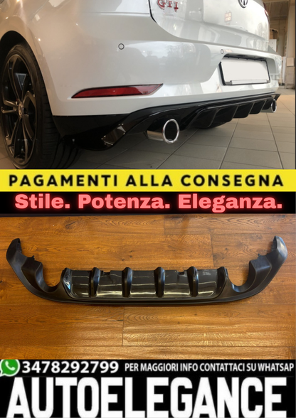 💎2247 DIFFUSORE ADATTO PER GOLF 7.5 2016-2020 LOOK GTI TCR GREZZO💎