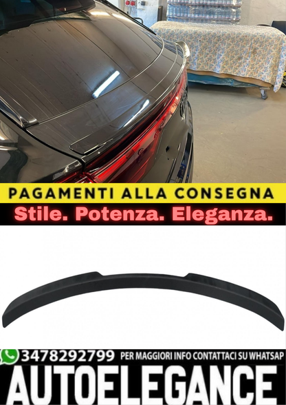 💎RSAUQ8V2MX SPOILER BAGAGLIAIO ADATTO PER AUDI Q8 2018+ NERO LUCIDO💎