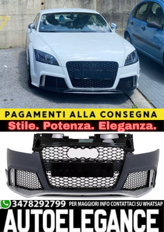 1960💎PARAURTI ANTERIORE ADATTO PER AUDI TT 8J 2008-2014 LOOK RSTT💎