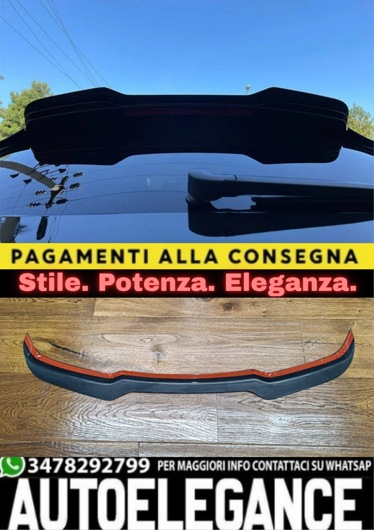 ⭐SPOILER ADATTO PER AUDI Q8 2019+ RS NERO LUCIDO⭐