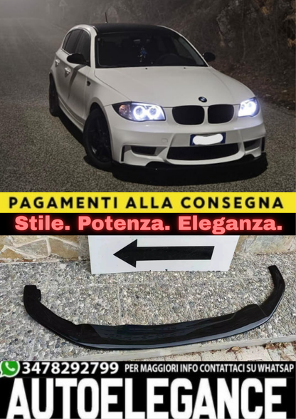 ⭐BMW SERIE 1 F20 F21 2015+ LIP SPOILER SOTTO PARAURTI ANTERIORE⭐