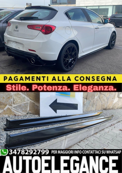0034🔥SOTTO MINIGONNE LATERALI IN ABS COMPATIBILI PER ALFA ROMEO GIULIETTA🔥