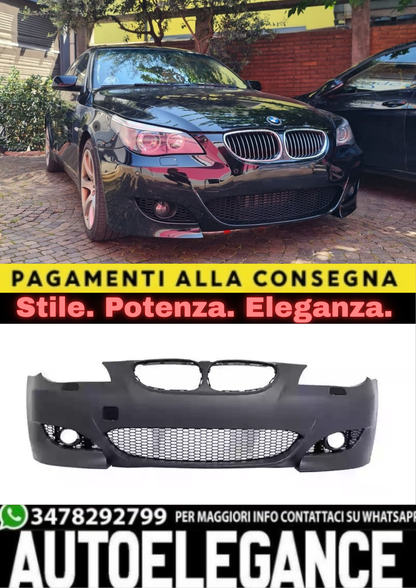 🔥 PARAURTI ANTERIORE M5 DESIGN PER BMW SERIE 5 E60 / E61 (2003–2010) 🔥