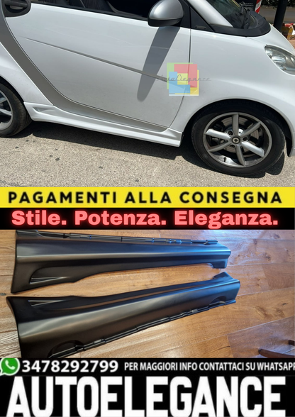 2261🔥MINIGONNE ADATTO PER SMART 451 LOOK BRABUS GREZZE🔥