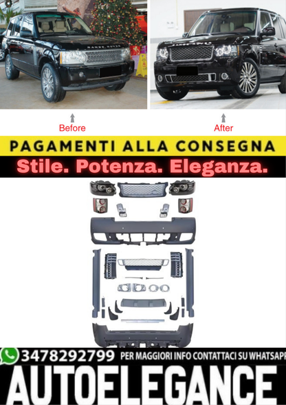 🔥KIT COMPLETO DI CONVERSIONE PER RANGE ROVER VOGUE L322 (2002–2012) RESTYLING🔥