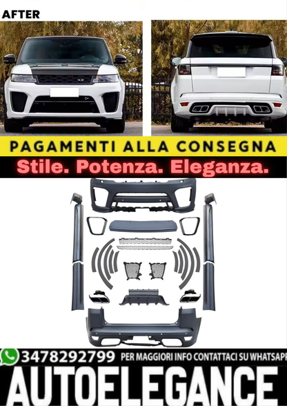 💥BODYKIT LOOK SVR PER RANGE ROVER SPORT L494 FACELIFT (2017–2021) 💥
