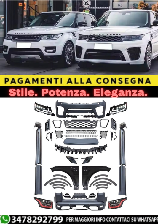 🔥BODYKIT CONVERSIONE COMPLETO ADATTO PER RANGE ROVER SPORT L494 (2013–2017)🔥