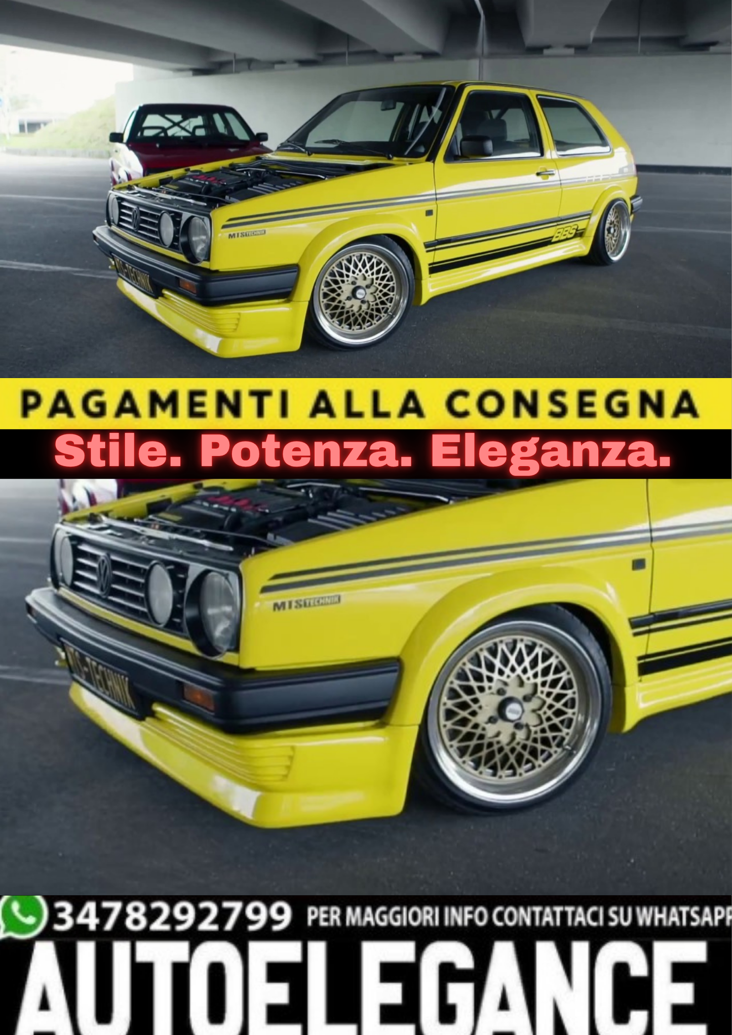 🔥 FULL BODYKIT ADATTO PER VOLKSWAGEN GOLF II 🔥