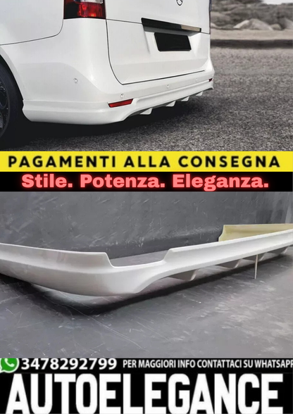 🔥SPOILER PARAURTI POSTERIORE PER V-KLASSE W447 – LOOK SPORTIVO🔥