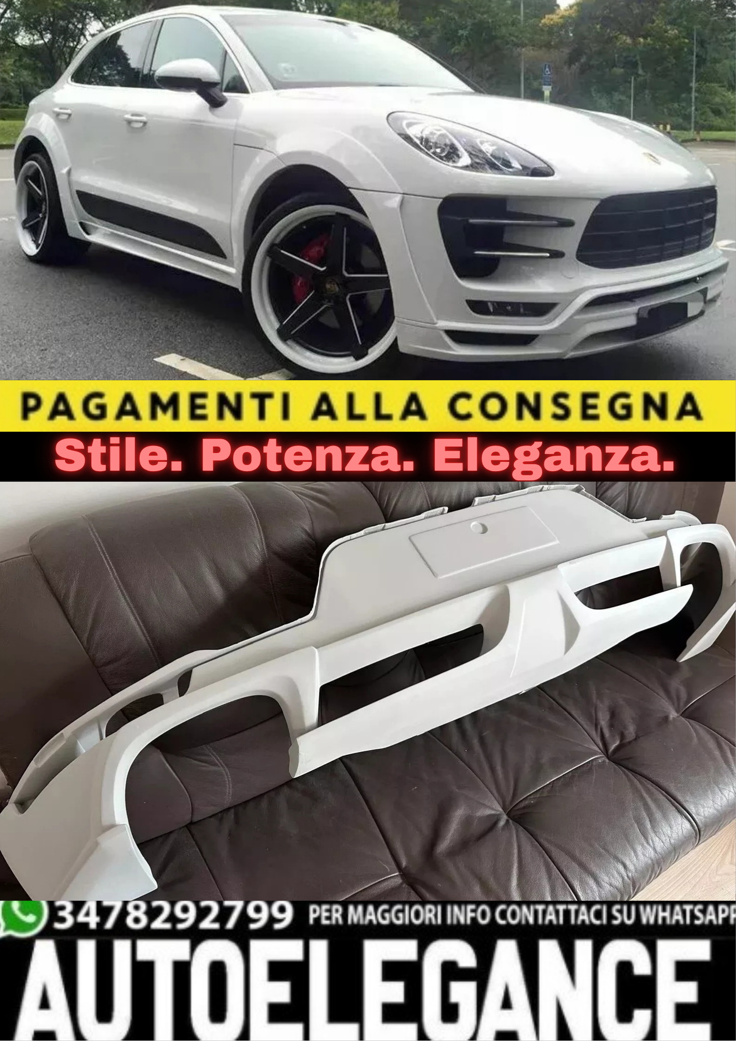 🔥BODYKIT HAMANN PER PORSCHE MACAN TURBO – LOOK ESTREMO & ESCLUSIVO🔥