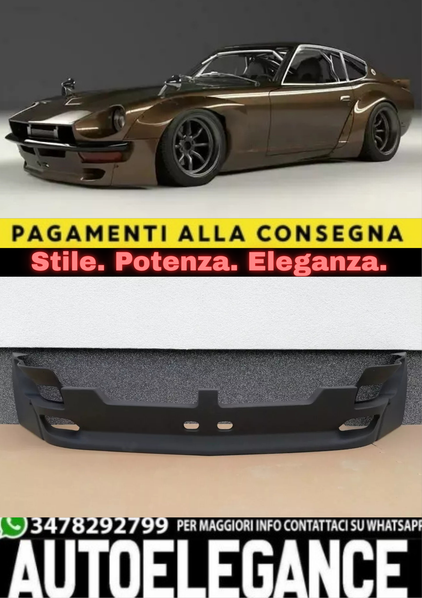 🔥NISSAN DATSUN 240Z PANDEM BODY KIT – WIDEBODY STILE ICONICO🔥