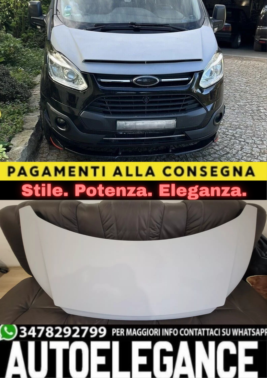 🔥COFANO ANTERIORE (BONNET / HOOD) PER FORD TRANSIT CUSTOM🔥