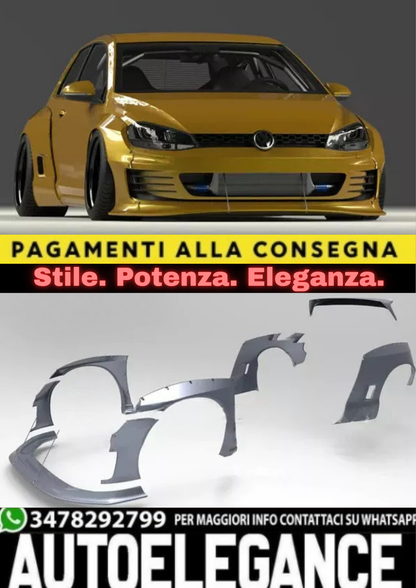 🔥BODYKIT COMPLETO PER VOLKSWAGEN GOLF 7R🔥
