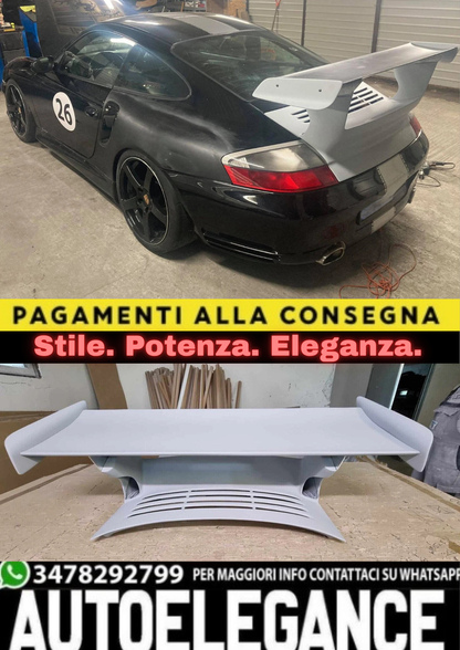 🔥SPOILER POSTERIORE ADATTO PER PORSCHE 911 – LOOK SPORTIVO E AERODINAMICO 🔥