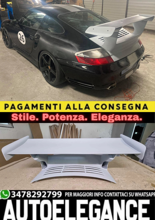 🔥SPOILER POSTERIORE ADATTO PER PORSCHE 911 – LOOK SPORTIVO E AERODINAMICO 🔥