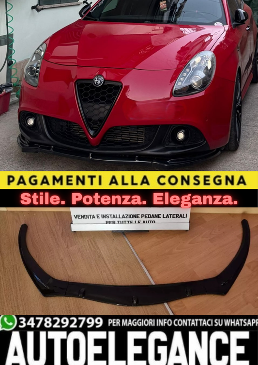 0274🔥SPOILER SOTTO PARAURTI POSTERIORE COMPATIBILE PER ALFA ROMEO GIULIETTA🔥