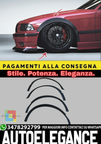💫Allargamento Parafanghi / Passaruota per BMW Serie 3 E36 Berlina (1990–2000)💫