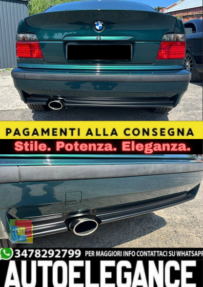 💫 Diffusore Posteriore Look M3 per BMW Serie 3 E36 Compact (1993–2000) 💫