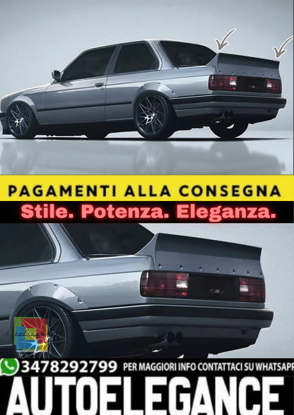 💫 Spoiler Posteriore Ducktail per BMW Serie 3 E30 (1982–1994) – Bagagliaio 💫