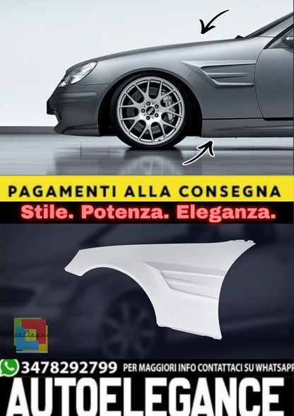 💫 Set Parafanghi Sinistro + Destro in Vetroresina per Mercedes SLK R170 💫
