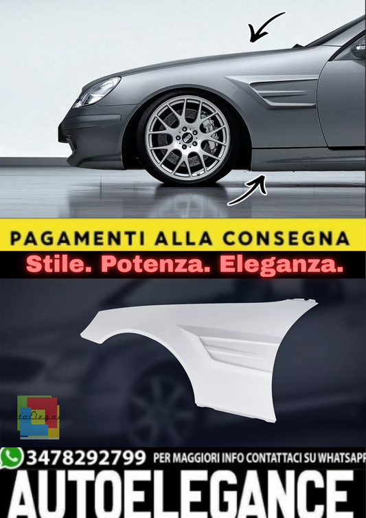 💫 Set Parafanghi Sinistro + Destro in Vetroresina per Mercedes SLK R170 💫