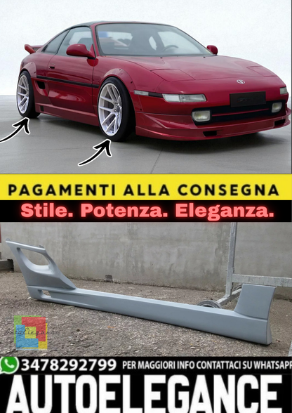 💫 Minigonne Laterali V2 per Toyota MR2 – Look Sportivo in ABS/Vetroresina 💫
