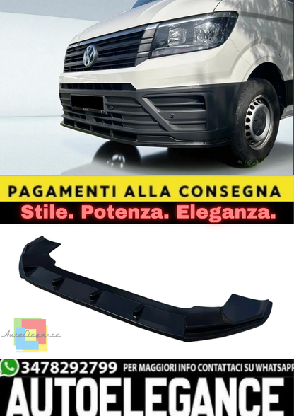 💫 Spoiler Anteriore / Labbro Inferiore in ABS Nero per VW Crafter II /MAN TGE💫