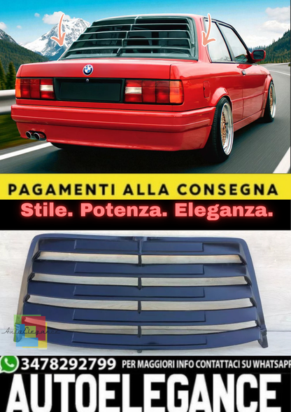 💫Tapparella / Tenda Lunotto Posteriore in ABS per BMW Serie 3 E30 (1982–1994)💫