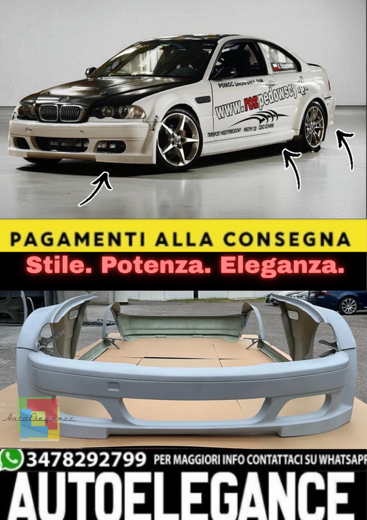 💫Kit Carrozzeria Widebody GTR per BMW Serie 3 E46 Coupé / Cabrio 💫