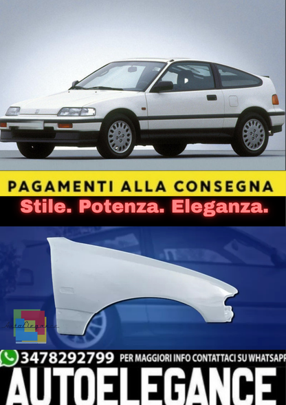 💫 Kit Parafanghi Sinistro + Destro per Honda CRX ED9 – Vetroresina Sportiva 💫