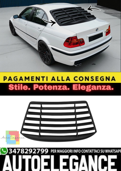 💫 Tenda Lunotto / Window Louver per BMW Serie 3 E46 Berlina (1998–2005) 💫