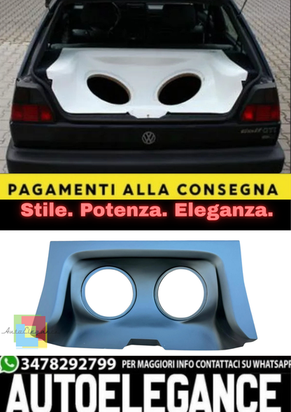 💫 Audio Box / Soundbox per VW Golf 2 (II) – Alloggio Subwoofer / Smontaggio💫