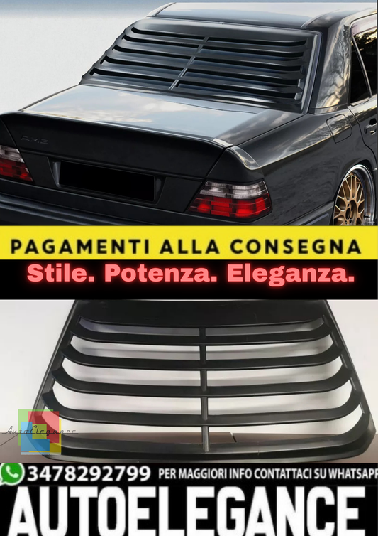 💫Louver / Tapparella per Finestrino Posteriore in ABS per Mercedes W124 💫