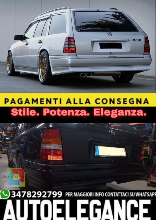 💫 Paraurti Posteriore Combinato Look AMG per Mercedes W124 T-Modello 💫