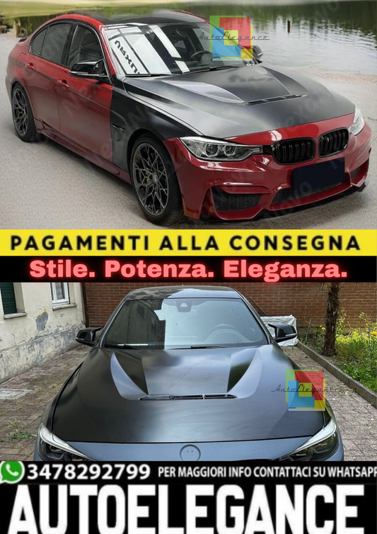 ART.2270 🔥COFANO ADATTO PER BMW F30 F31 SERIE 4 F32 F33 F36 LOOK M2-CS🔥
