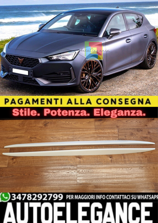 ART.2210🔥MINIGONNE ADATTO PER CUPRA LEON 2020+ GREZZE🔥