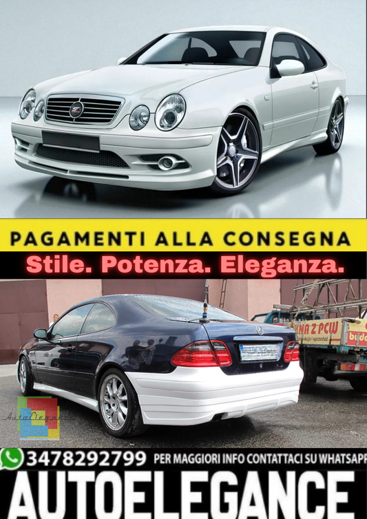 💫Minigonne Laterali per Mercedes CLK W208 – Gonne Laterali Carrozzeria💫