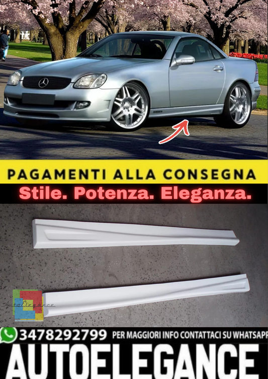 💫Minigonne Laterali per Mercedes SLK R170 – Gonne Laterali / Skirts💫