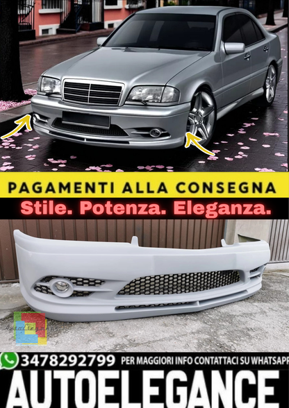 💫Paraurti Anteriore per Mercedes Classe C W202 – Front Bumper / Ricambio 💫