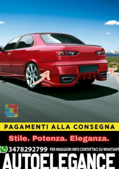 💫Paraurti Posteriore per Alfa Romeo 156 – Rear Bumper – Ricambio Carrozzeria💫