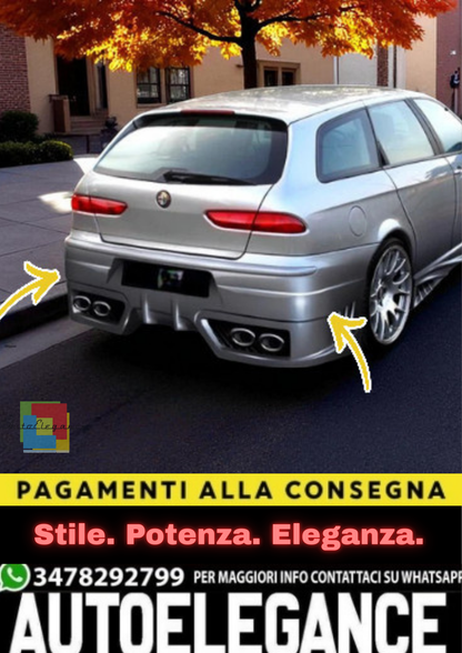 💫Paraurti Posteriore per Alfa Romeo 156 – Rear Bumper – Ricambio Carrozzeria💫