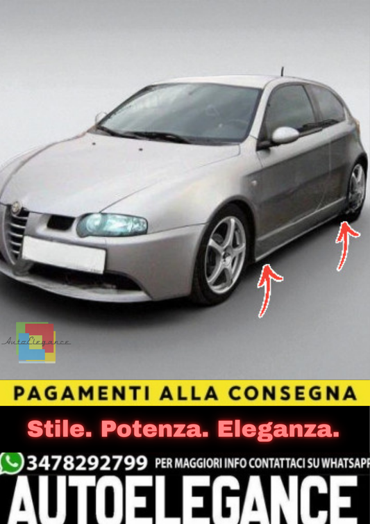 💫Minigonne Laterali per Alfa Romeo 147 – Gonne Laterali  💫