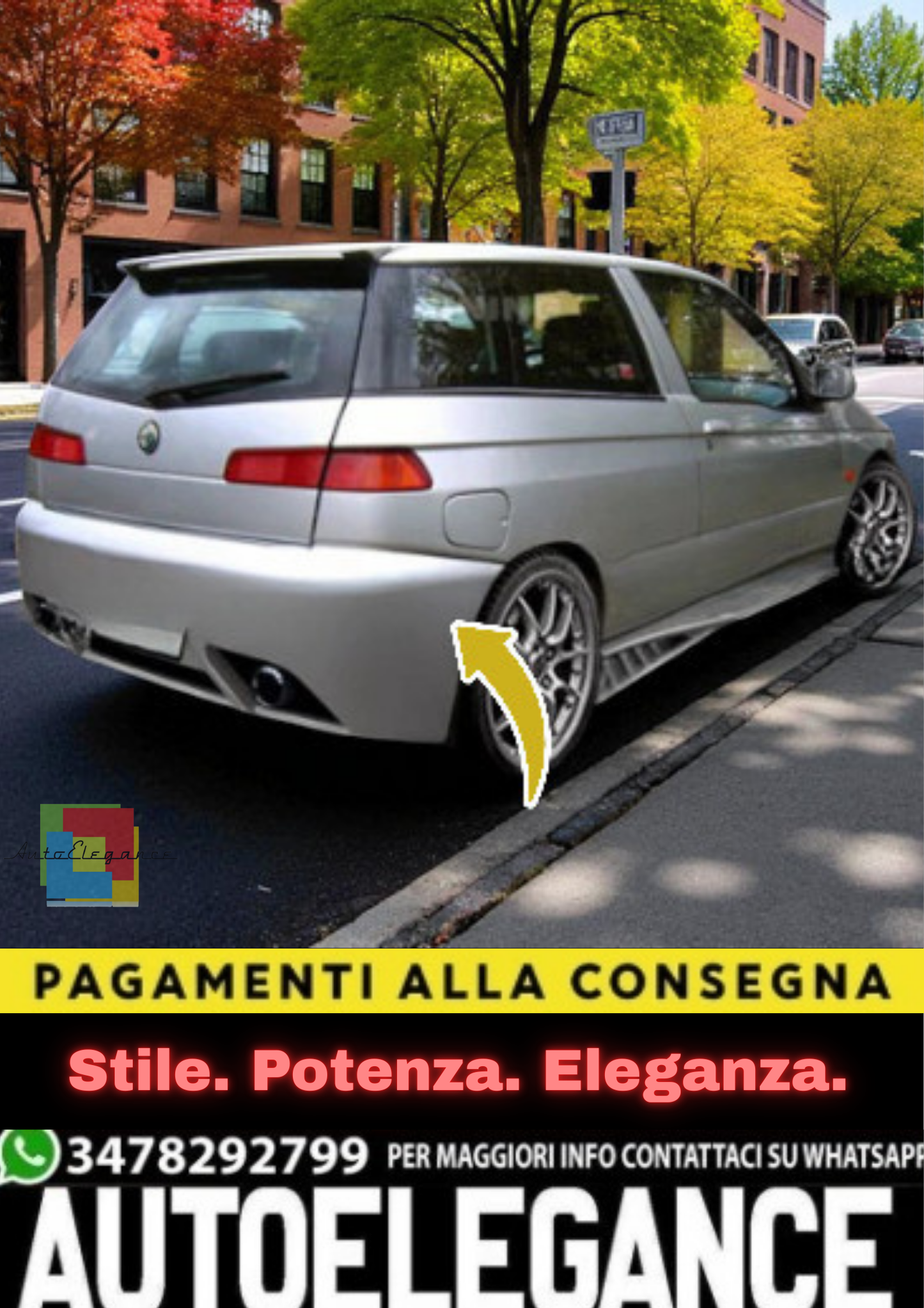 💫Paraurti Posteriore Adatto per Alfa Romeo 159 – Ricambio Carrozzeria💫