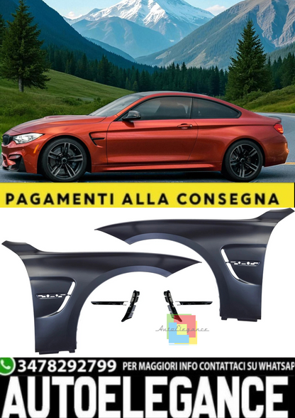 💫Set Parafanghi Sportivi Destra + Sinistra per BMW Serie 3 F30 (2011–2019)💫